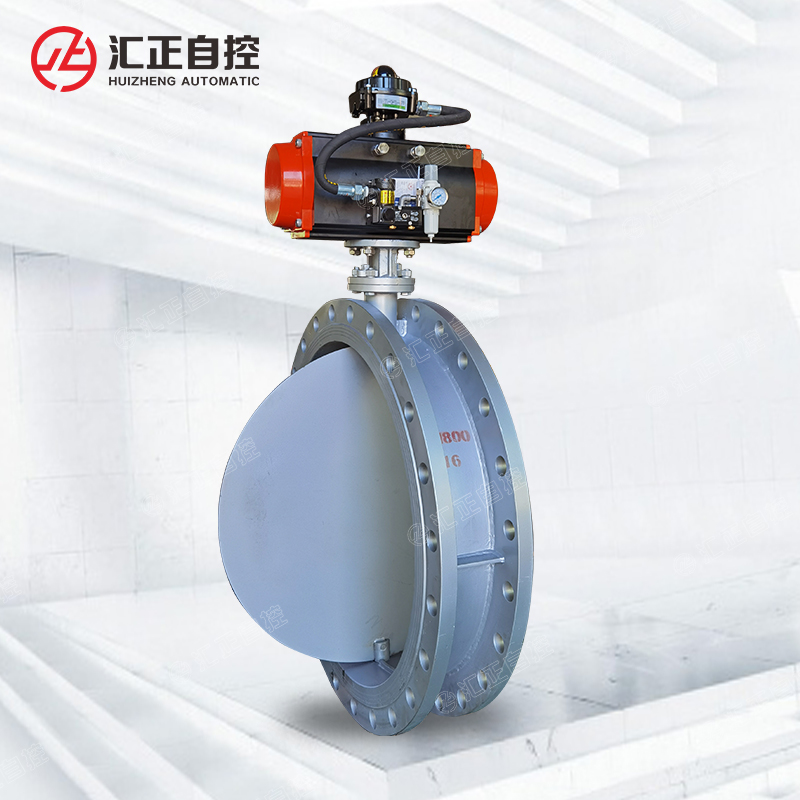 气动法兰通风蝶阀D6